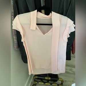 Elie Tahari Pink Blouse